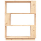 Boekenkast/Kamerscherm 80X25X101 Cm Massief Grenenhout