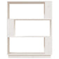 Boekenkast/Kamerscherm 80X25X101 Cm Massief Grenenhout Wit