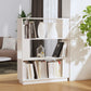 Boekenkast/Kamerscherm 80X25X101 Cm Massief Grenenhout Wit