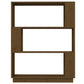 Boekenkast/Kamerscherm 80X25X101 Cm Massief Hout Honingbruin