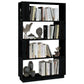 Boekenkast/Kamerscherm 80X25X132 Cm Massief Grenenhout Zwart