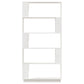 Boekenkast/Kamerscherm 80X25X163,5 Cm Massief Grenenhout Wit
