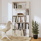 Boekenkast/Kamerscherm 80X25X163,5 Cm Massief Grenenhout Wit