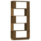 Boekenkast/Kamerscherm 80X25X163,5 Cm Grenenhout Honingbruin