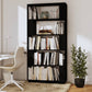 Boekenkast/Kamerscherm 80X25X163,5 Cm Massief Grenenhout Zwart