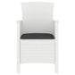 3-Delige Loungeset Met Kussens Pp Rattan Wit