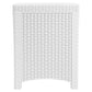 3-Delige Loungeset Met Kussens Pp Rattan Wit