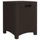 3-Delige Loungeset Met Kussens Pp-Rattan Bruin