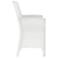 Tuinbank 2-Zits Met Kussens Pp Rattan Wit