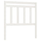 Hoofdbord 81X4X100 Cm Massief Grenenhout Wit