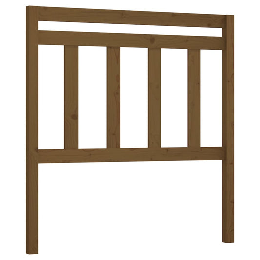 Hoofdbord 81X4X100 Cm Massief Grenenhout Honingbruin