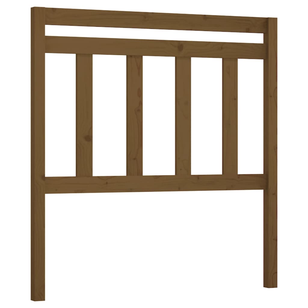 Hoofdbord 96X4X100 Cm Massief Grenenhout Honingbruin