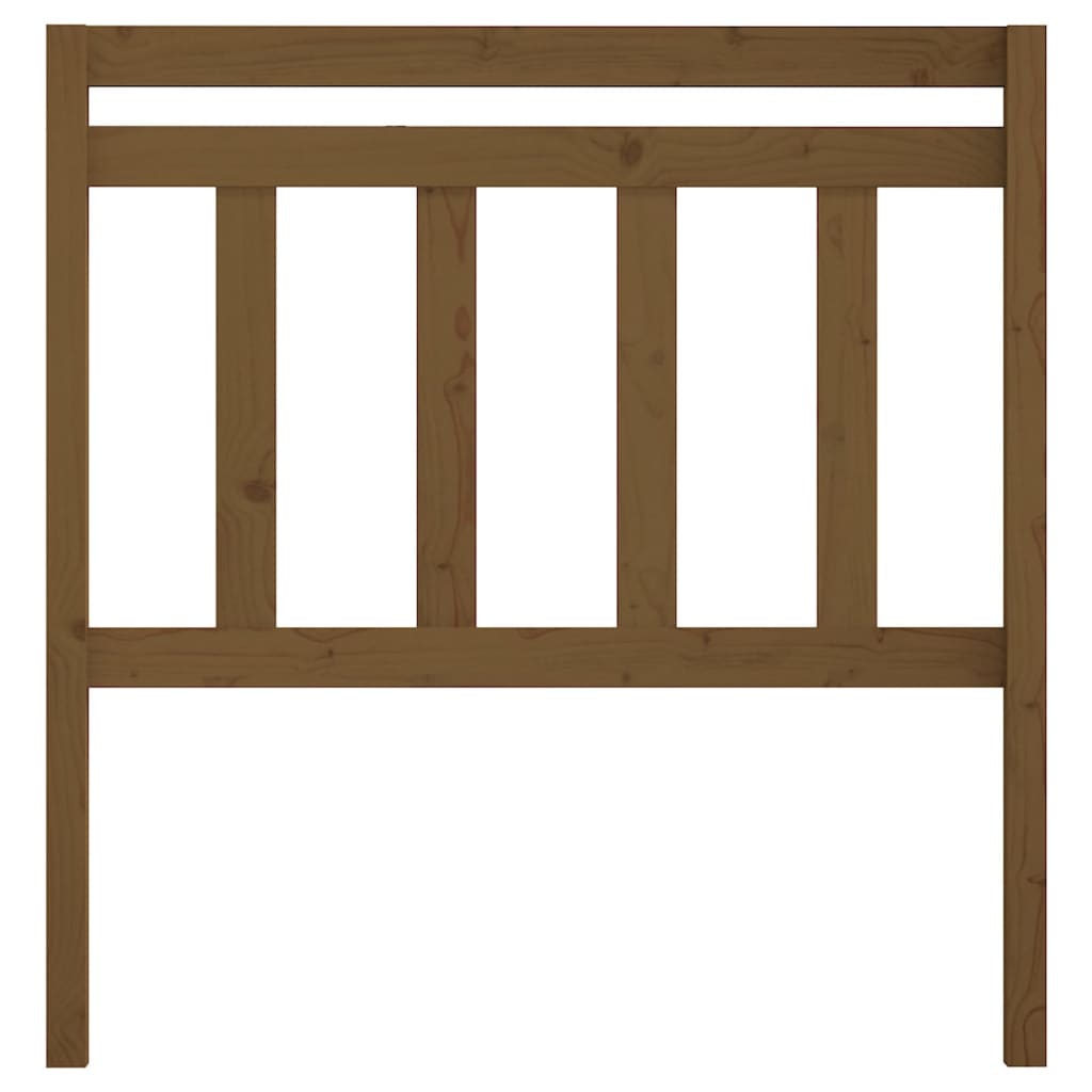 Hoofdbord 106X4X100 Cm Massief Grenenhout Honingbruin