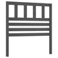 Hoofdbord 81X4X100 Cm Massief Grenenhout Grijs