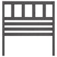 Hoofdbord 106X4X100 Cm Massief Grenenhout Grijs