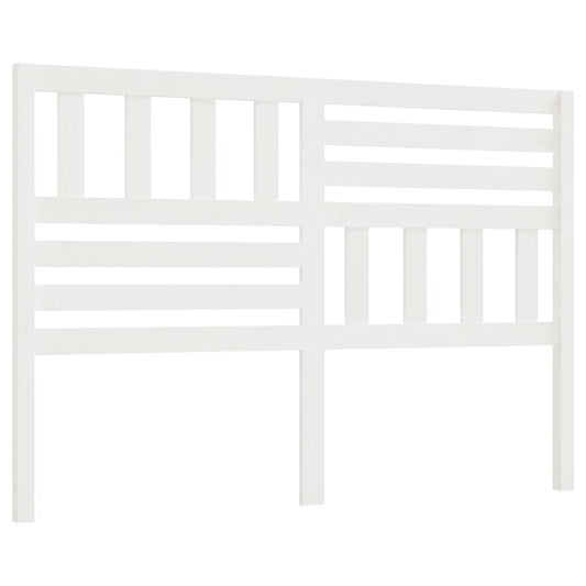 Hoofdbord 156X4X100 Cm Massief Grenenhout Wit
