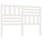 Hoofdbord 166X4X100 Cm Massief Grenenhout Wit