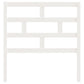 Hoofdbord 96X4X100 Cm Massief Grenenhout Wit