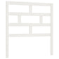 Hoofdbord 106X4X100 Cm Massief Grenenhout Wit