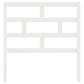 Hoofdbord 106X4X100 Cm Massief Grenenhout Wit