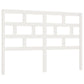 Hoofdbord 141X4X100 Cm Massief Grenenhout Wit