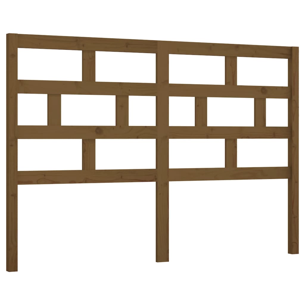 Hoofdbord 146X4X100 Cm Massief Grenenhout Honingbruin