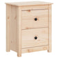 Nachtkastje 50X35X61,5 Cm Massief Grenenhout