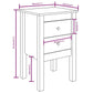 Nachtkastjes 2 St 40X35X61,5 Cm Massief Grenenhout Honingbruin