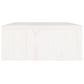 Monitorstandaard 80X24X10,5 Cm Massief Grenenhout Wit