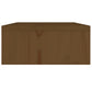 Monitorstandaard 80X24X10,5 Cm Massief Grenenhout Honingbruin