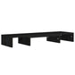 Monitorstandaard 80X24X10,5 Cm Massief Grenenhout Zwart