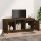 Tv-Meubel 110,5X35X44 Cm Massief Grenenhout Honingbruin