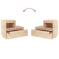 Nachtkastjes 2 St 60X34X51 Cm Massief Grenenhout