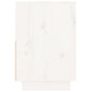 Nachtkastjes 2 St 60X34X51 Cm Massief Grenenhout Wit