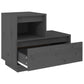 Nachtkastjes 2 St 60X34X51 Cm Massief Grenenhout Grijs