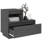 Nachtkastjes 2 St 60X34X51 Cm Massief Grenenhout Grijs