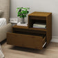 Nachtkastjes 2 St 60X34X51 Cm Massief Grenenhout Honingbruin