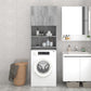 Wasmachinekast 64X25,5X190 Cm Grijs Sonoma Eikenkleurig