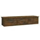 Wandkast 88X26X18,5 Cm Bewerkt Hout Gerookt Eikenkleurig