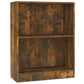 Boekenkast 60X24X74,5 Cm Bewerkt Hout Gerookt Eikenkleurig
