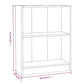 Boekenkast 60X24X74,5 Cm Bewerkt Hout Gerookt Eikenkleurig