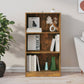 Boekenkast 60X24X109 Cm Bewerkt Hout Gerookt Eikenkleurig