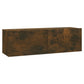 Tv-Wandmeubel 100X30X30 Cm Bewerkt Hout Gerookt Eikenkleurig