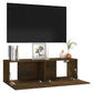 Tv-Wandmeubel 100X30X30 Cm Bewerkt Hout Gerookt Eikenkleurig