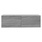 Tv-Wandmeubel 100X30X30 Cm Bewerkt Hout Grijs Sonoma Eikenkleur