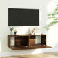 Tv-Wandmeubel 100X30X30 Cm Bewerkt Hout Bruineikenkleurig