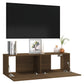 Tv-Wandmeubel 100X30X30 Cm Bewerkt Hout Bruineikenkleurig
