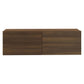 Tv-Wandmeubel 100X30X30 Cm Bewerkt Hout Bruineikenkleurig