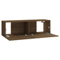 Tv-Wandmeubel 100X30X30 Cm Bewerkt Hout Bruineikenkleurig