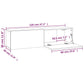Tv-Wandmeubel 120X30X30 Cm Bewerkt Hout Gerookt Eikenkleurig